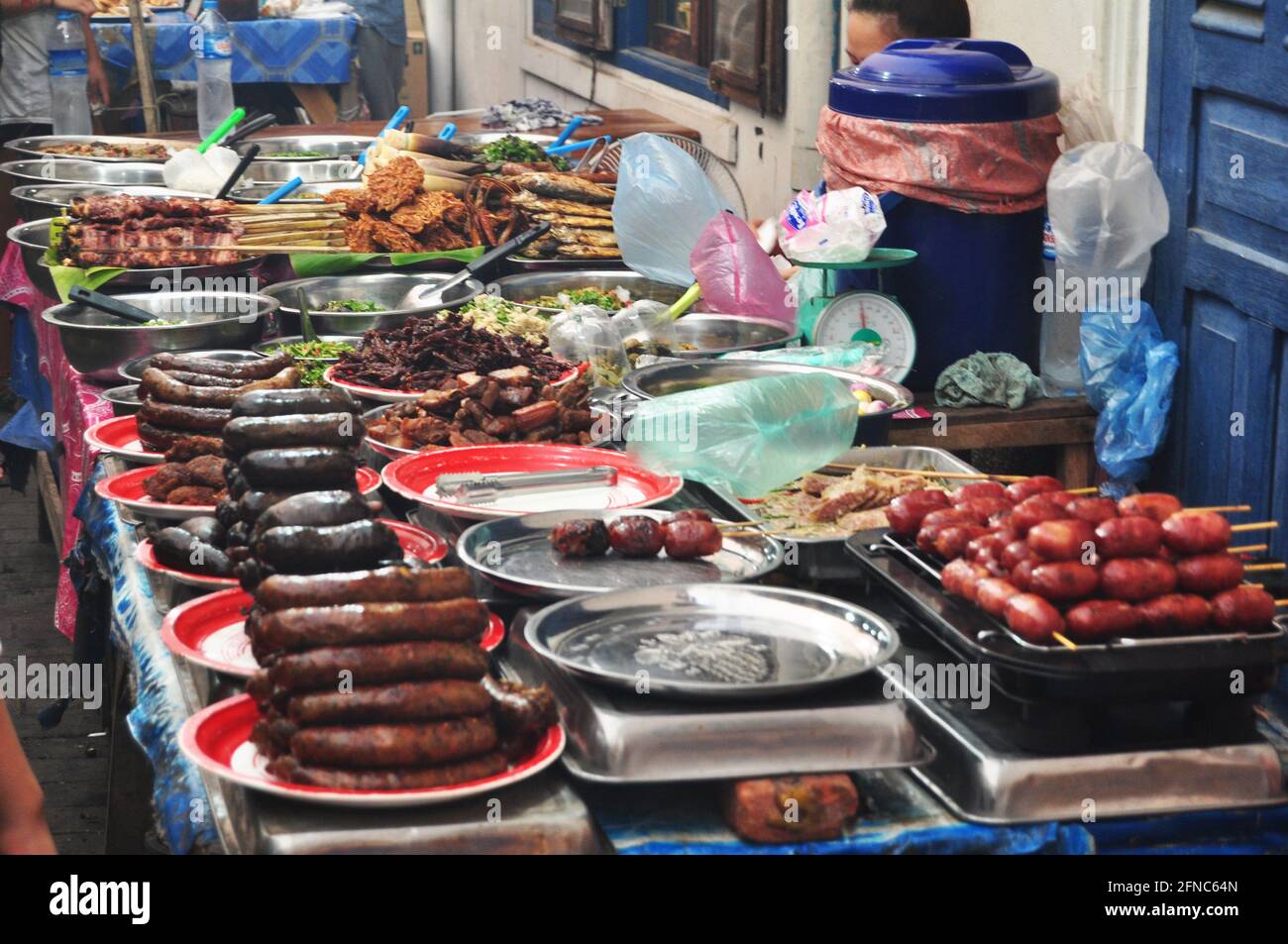 Laos market food beef hires stock photography and images Alamy