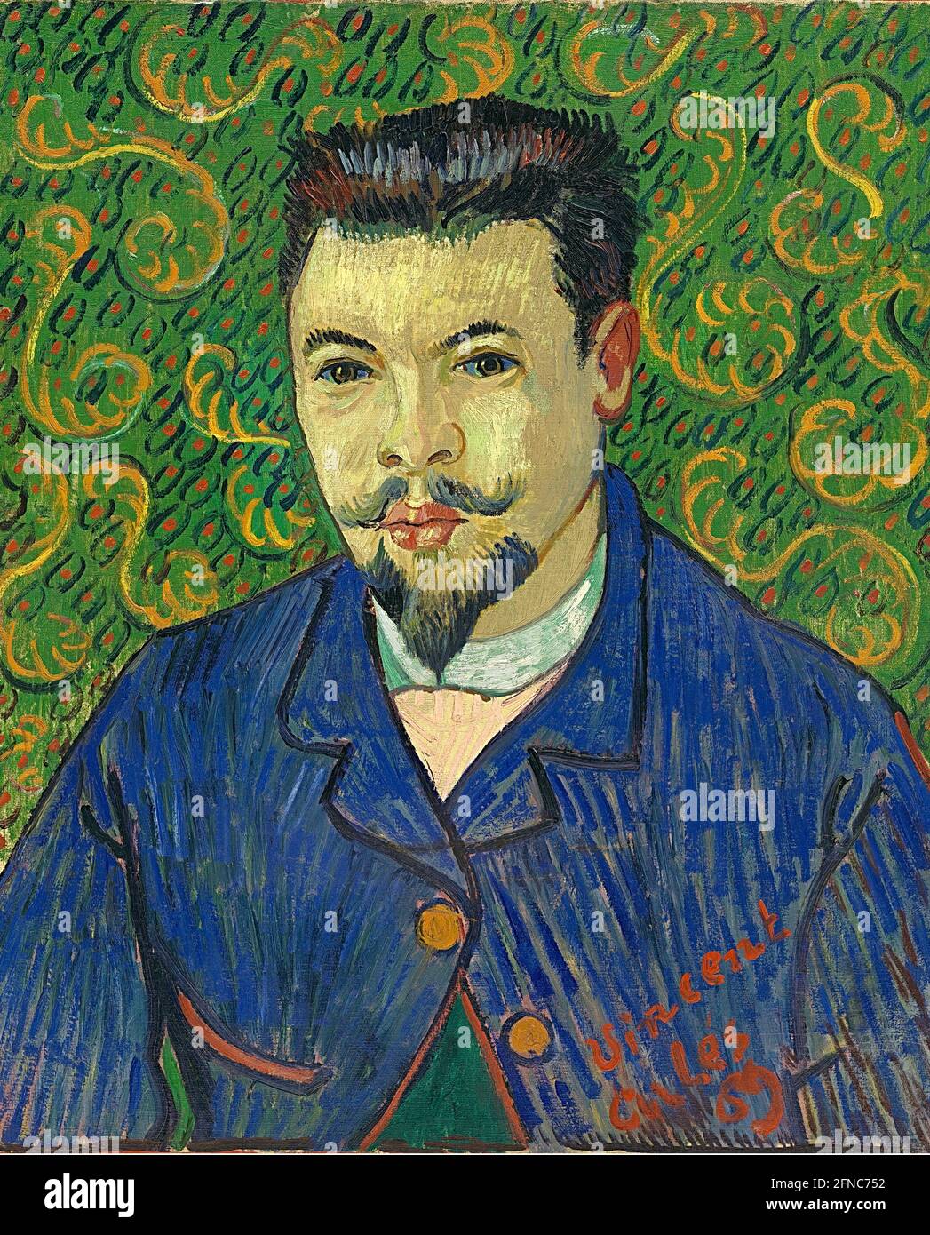 Vincent van Gogh artwork - Portrait of Doctor Flix Rey from 1889 Stock  Photo - Alamy