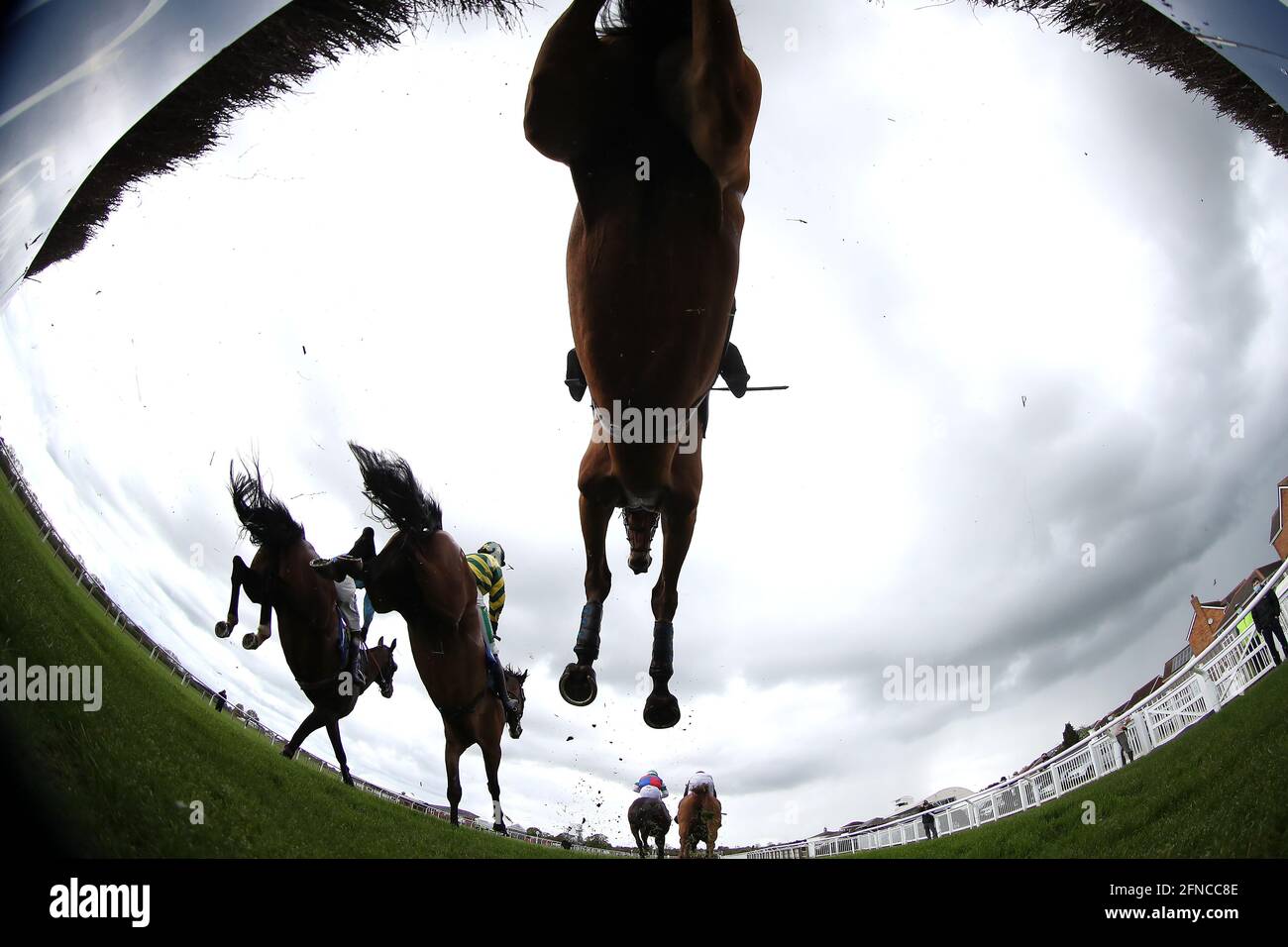 Runners and riders in the Join Racing TV Now Novices' Handicap Chase at