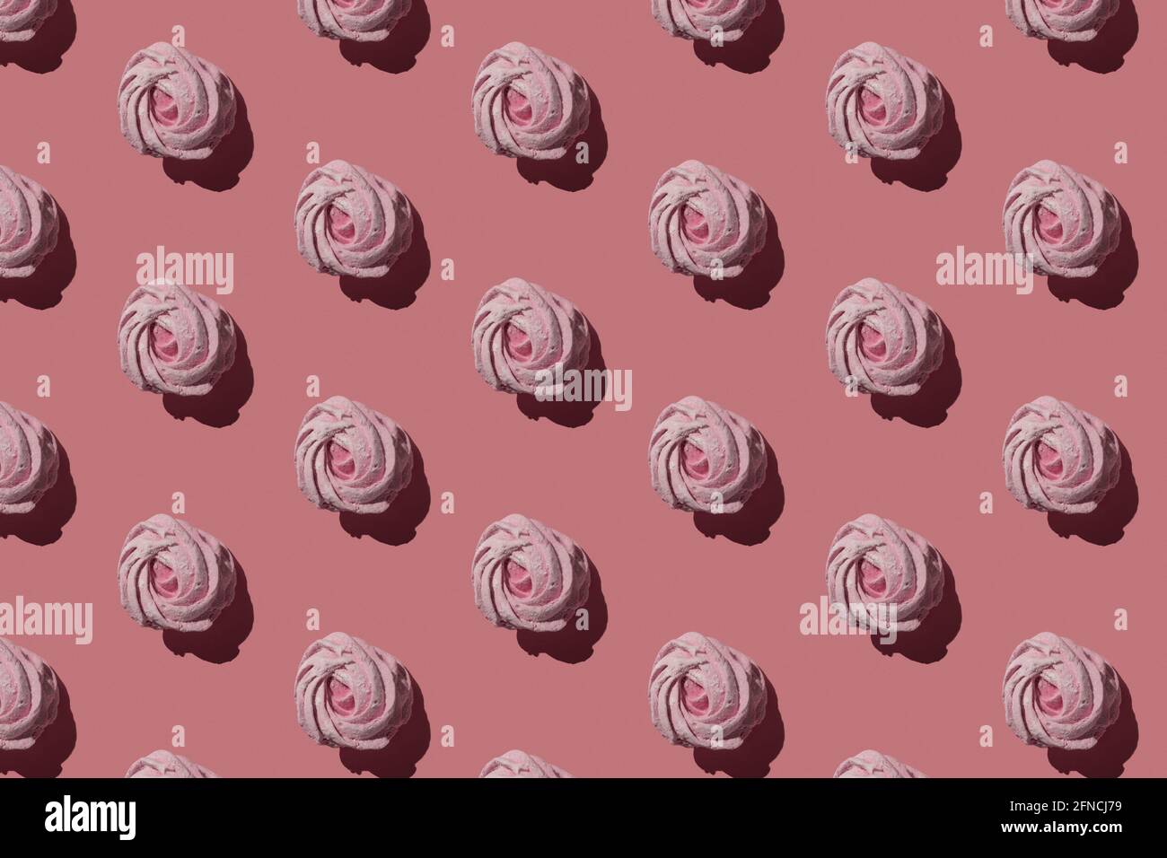 Zephyr on a pink background. Seamless Zephyr Pattern. Hard shadows Stock Photo