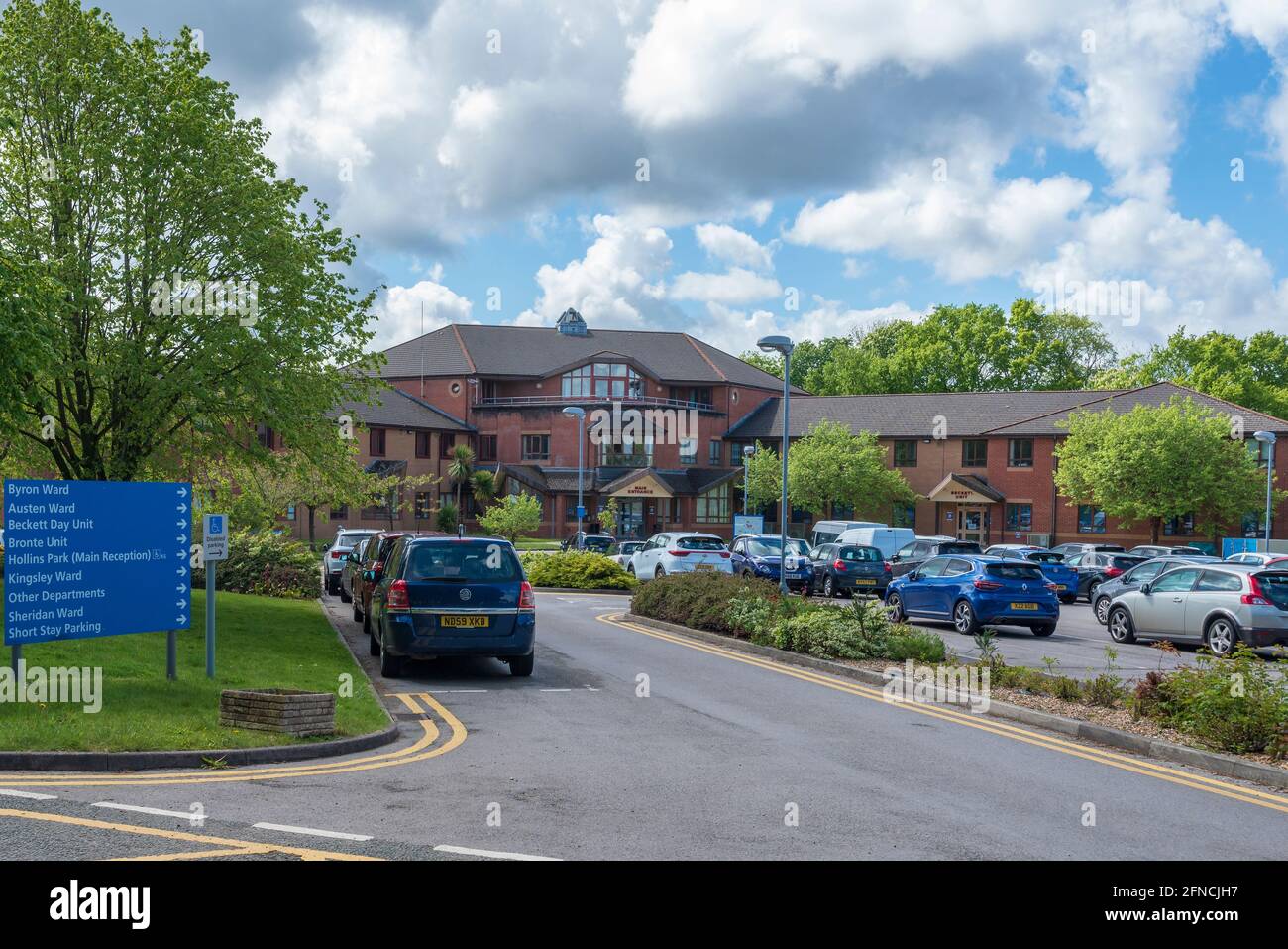 Hollins Park phsychiatric hospital in Winwick, near Warrington. Stock Photo