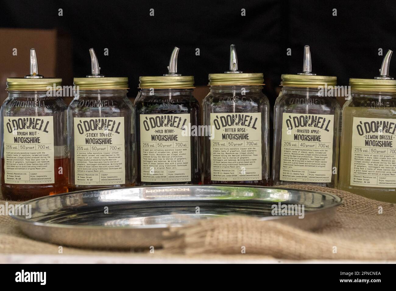 Brentwood Essex 16th May 2021 Vegan Street Market in Brentwood Essex O'donnell moonshine, Credit: Ian Davidson/Alamy Live News Stock Photo