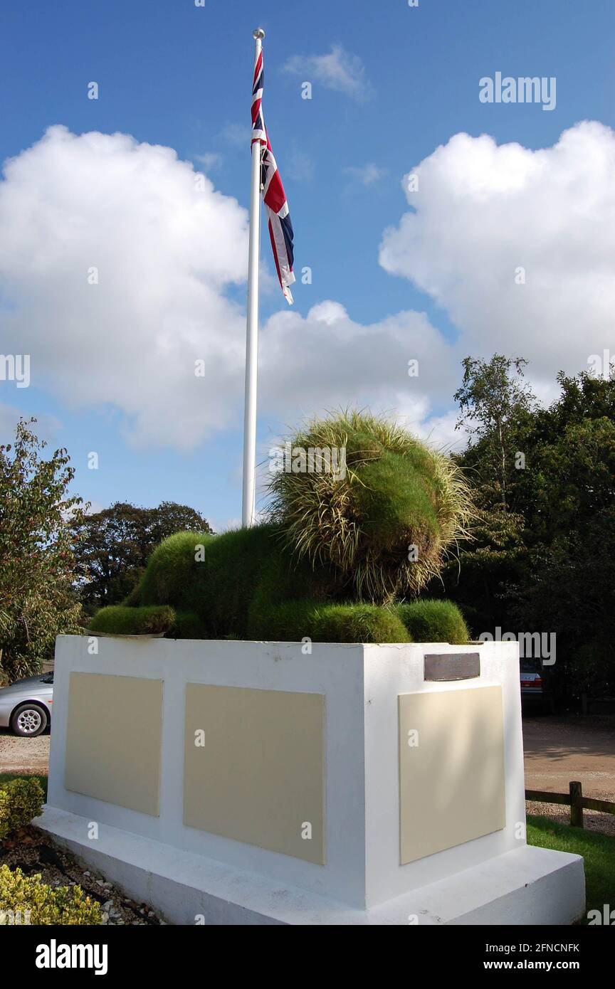 Lion and British flag Jersey UK Stock Photo Alamy