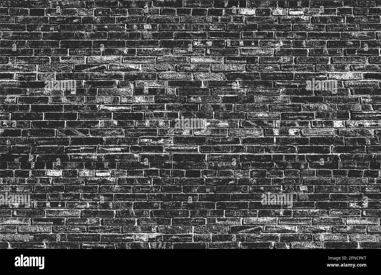 Distressed overlay texture of old brick wall, grunge background ...
