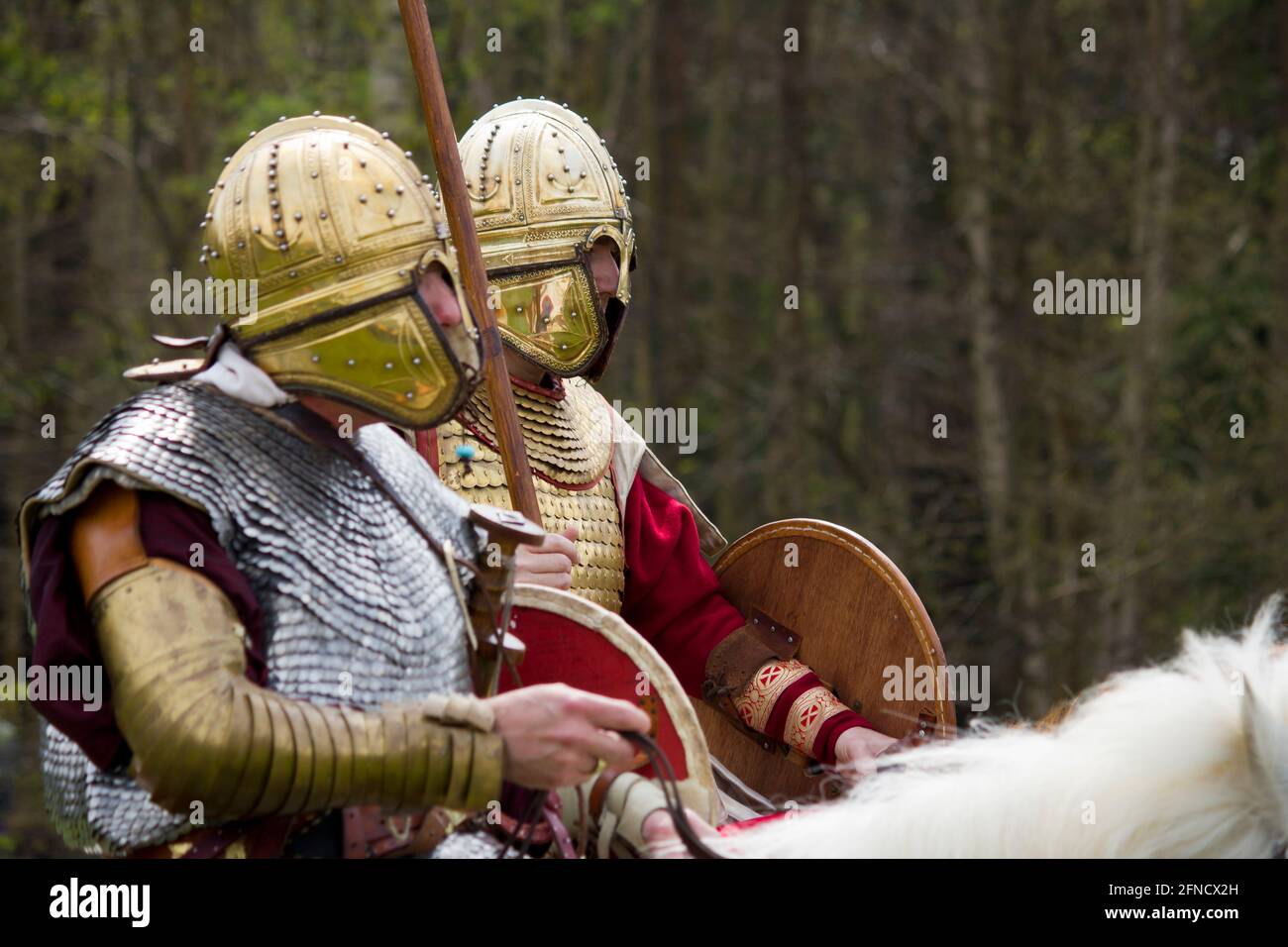 Roman Army Re-enactment in Northumberland, England, near Hadrians Wall ...