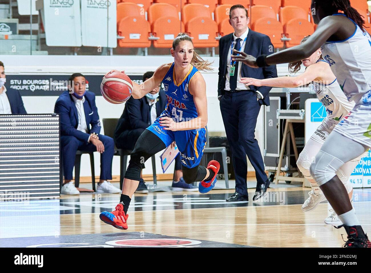 BERNIES Romane (47) of BLMA during the Women's French championship, LFB  Playoffs Final basketball match between Basket Landes and Basket Lattes  Montpellier on May 15, 2021 at Palais des Sports du Prado