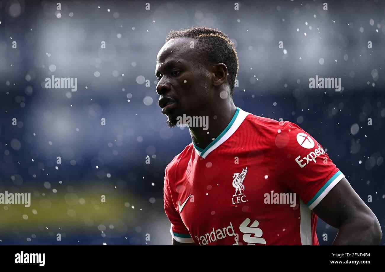 Liverpool's Sadio Mane during the Premier League match at The Hawthorns, West Bromwich. Picture date: Sunday May 16, 2021. Stock Photo