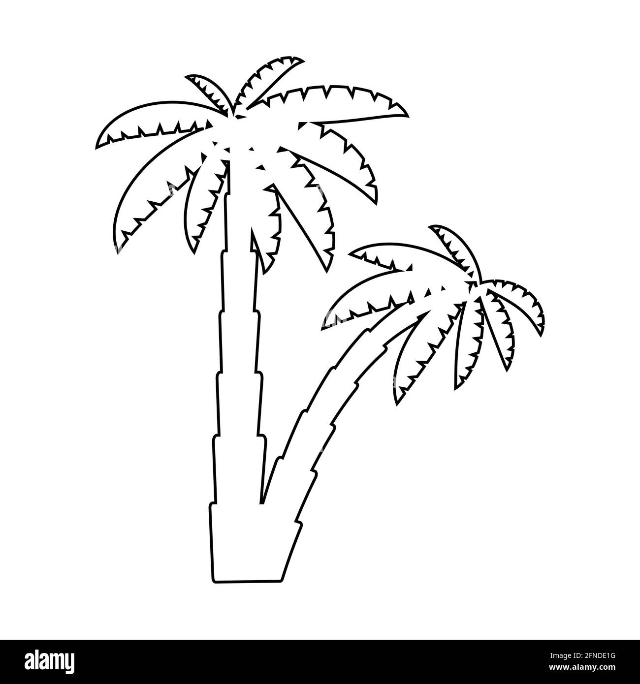 Printable Palm Tree Template Printable Palm Tree Template