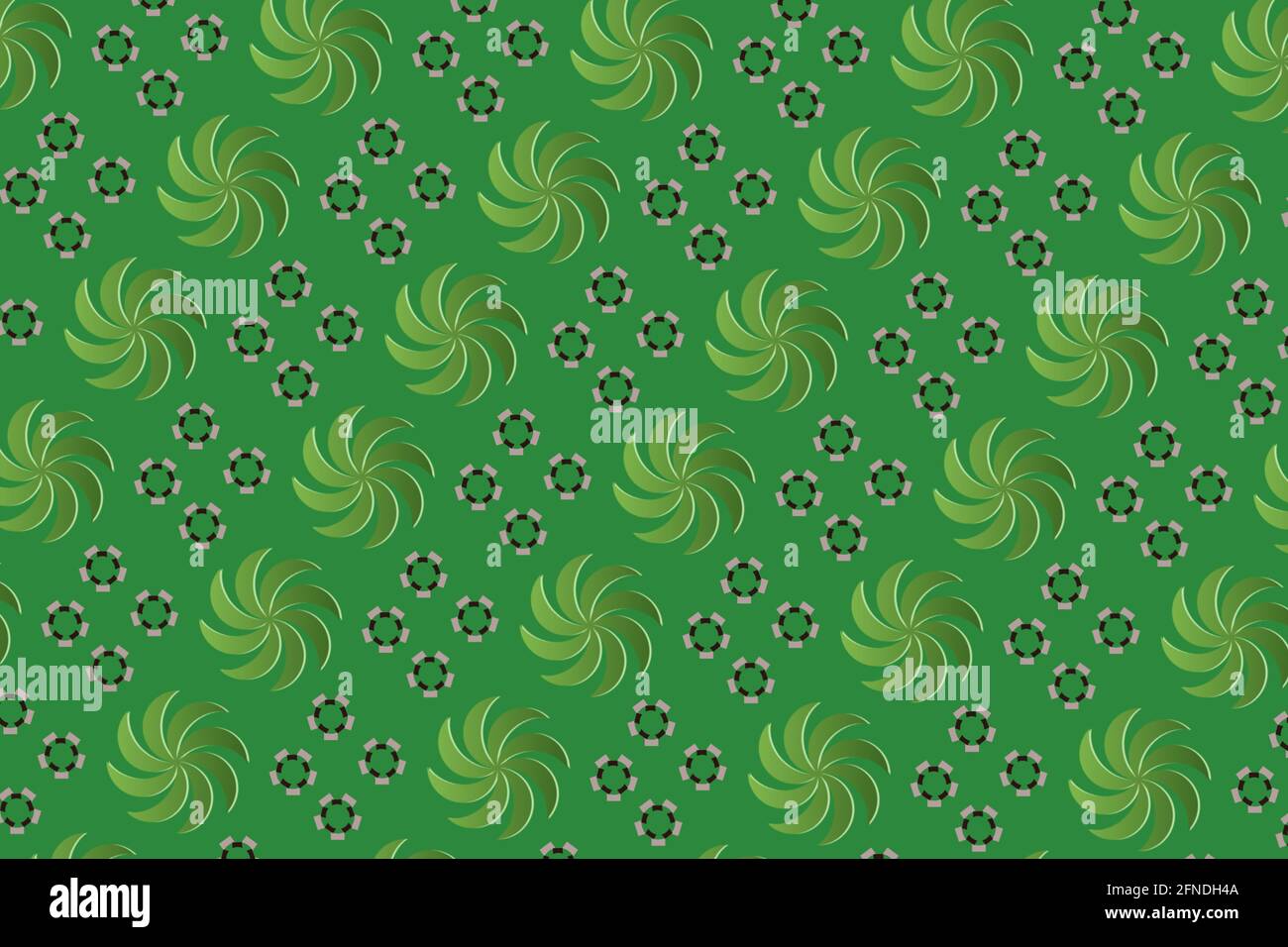 Beautiful digital green world - Digital background pattern Stock Photo