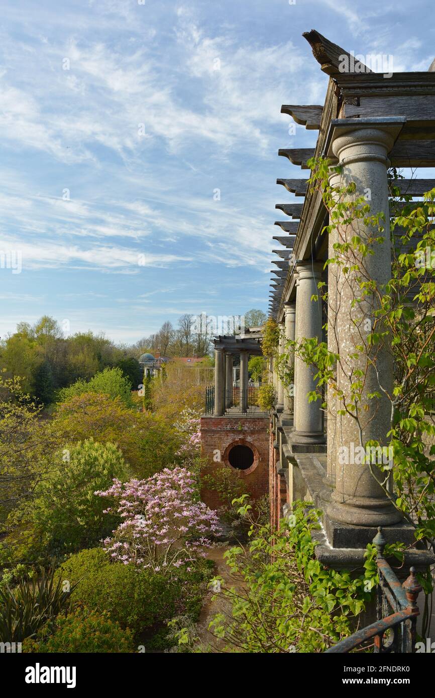 The Hill Garden and Pergola in Hampstead Heath, London, UK Stock Photo