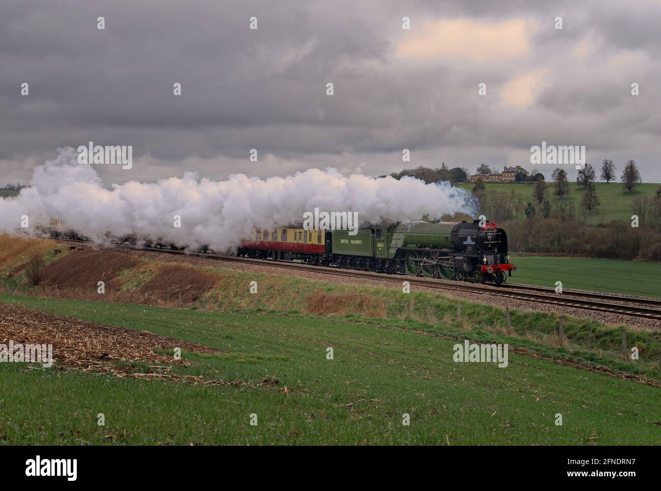 Tornado steam train Stock Photo Alamy Tornado steam train Stock Photo Alamy