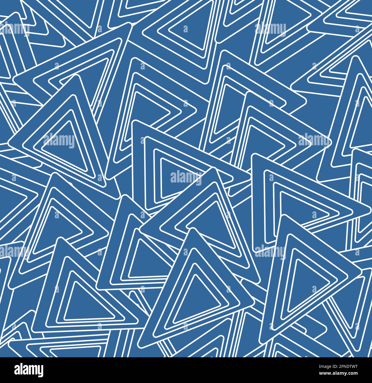 Abstract blue and white background with triangle motif, seamless line ...