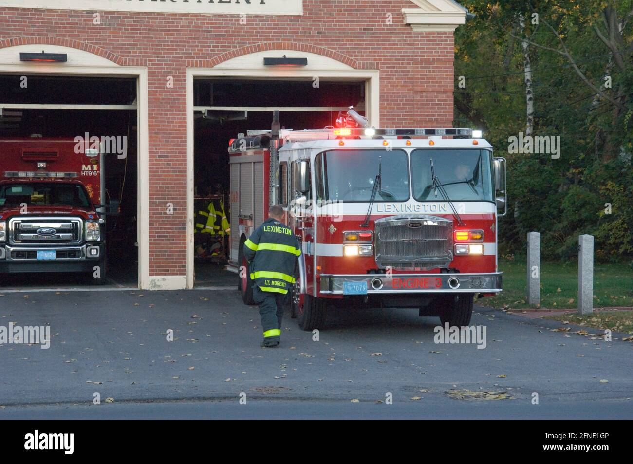Lexington Fire Station Stock Photo Alamy