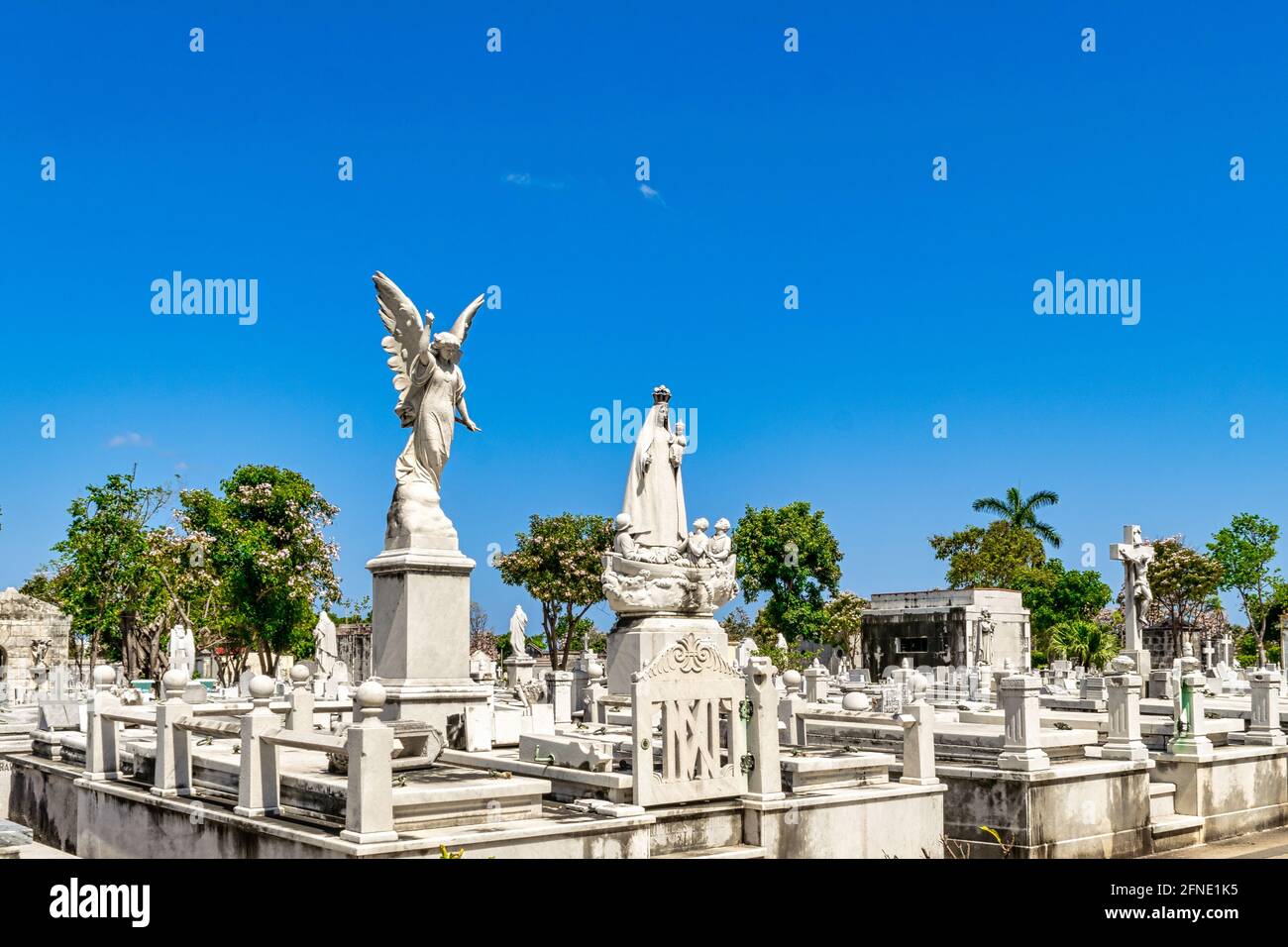 Colon Cemetery in Havana, Cuba Stock Photo