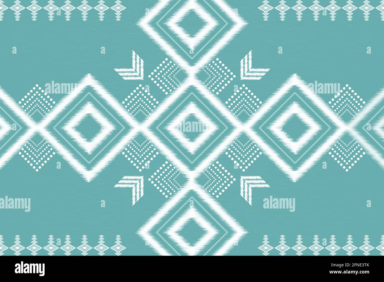Geometric ethnic oriental ikat seamless pattern traditional design for background,carpet,wallpaper,clothing,wrapping,batik,fabric.Embroidery style Stock Vector