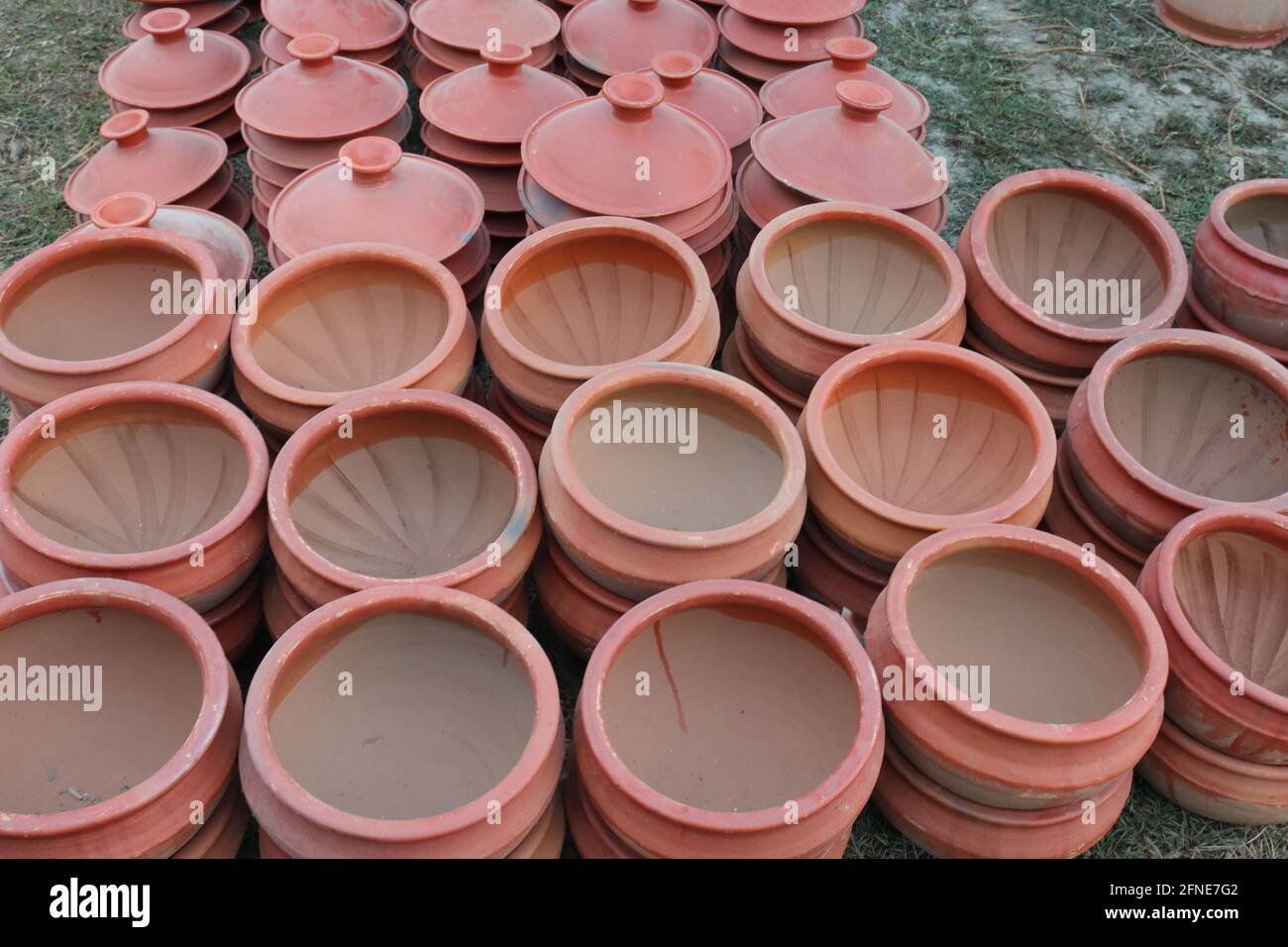Bangladeshi Soil made Stylish Flower Pot on shop Stock Photo Alamy