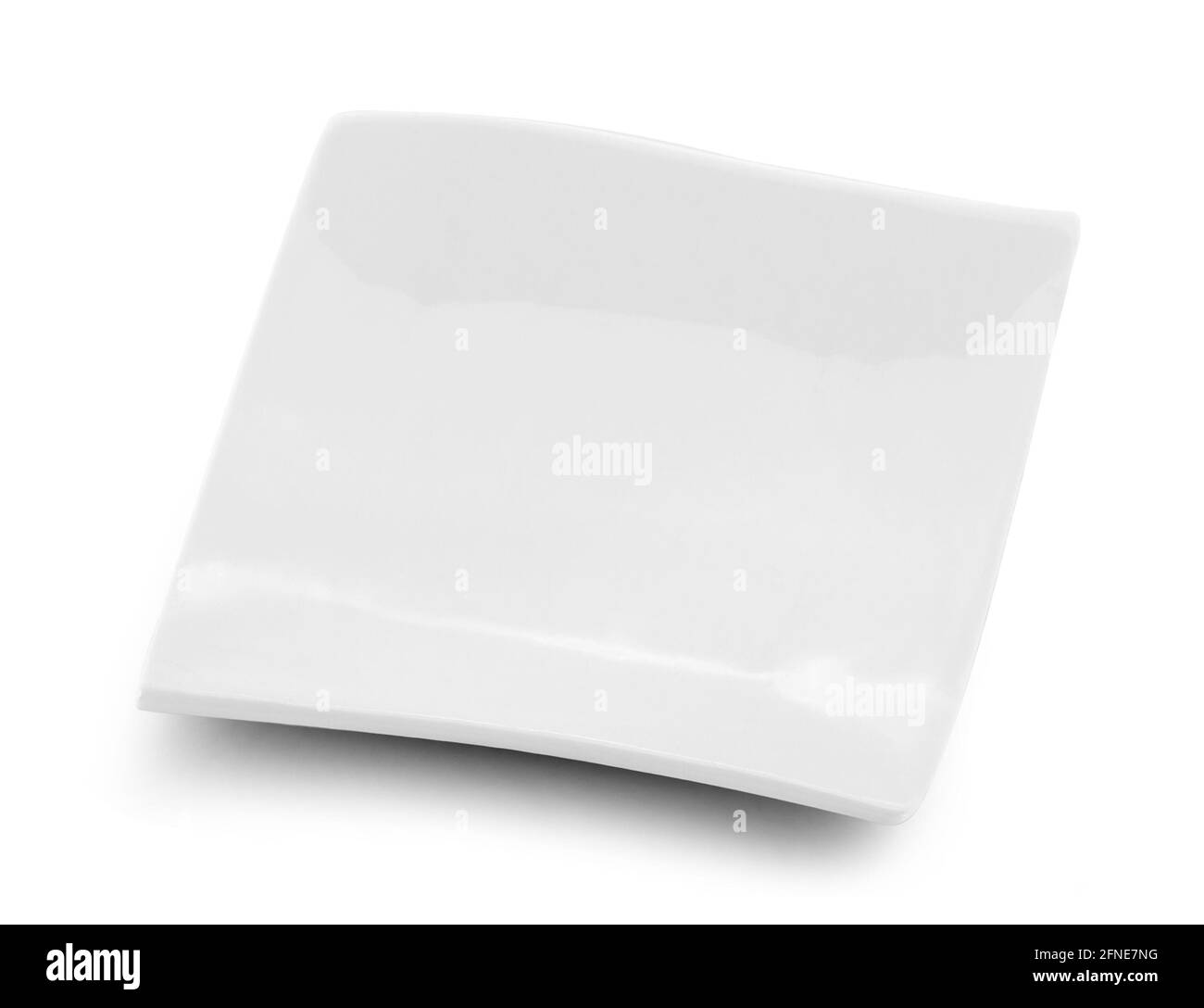 white plate isolated on white background Stock Photo - Alamy