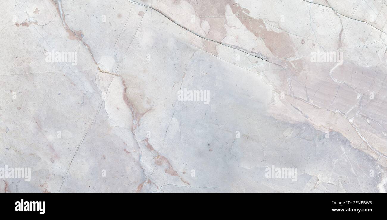 bluish ivory marble design with natural veins polished finish surface Stock Photo