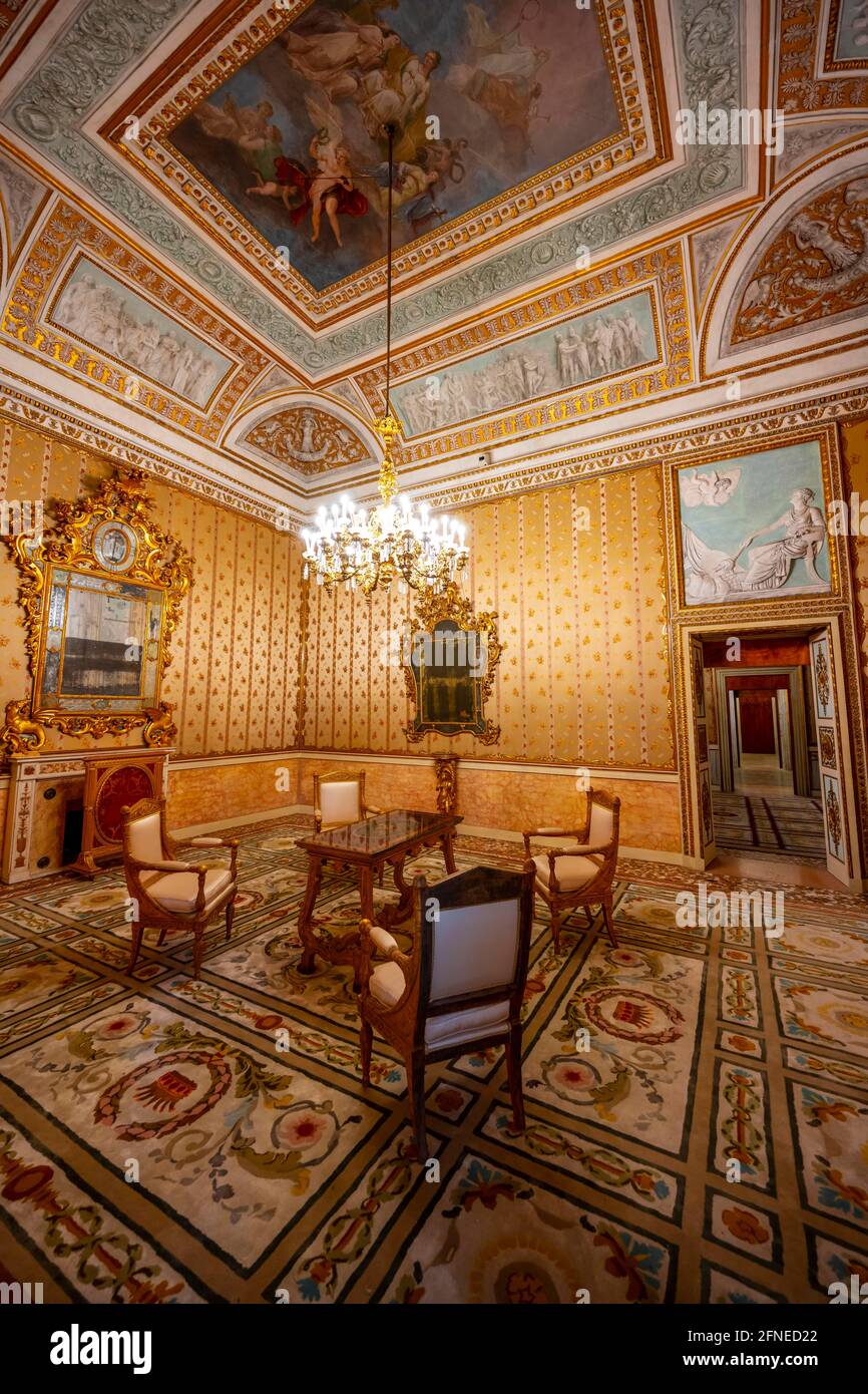 Historical furnishing of a Venetian palace, Museo Correr, Venice ...