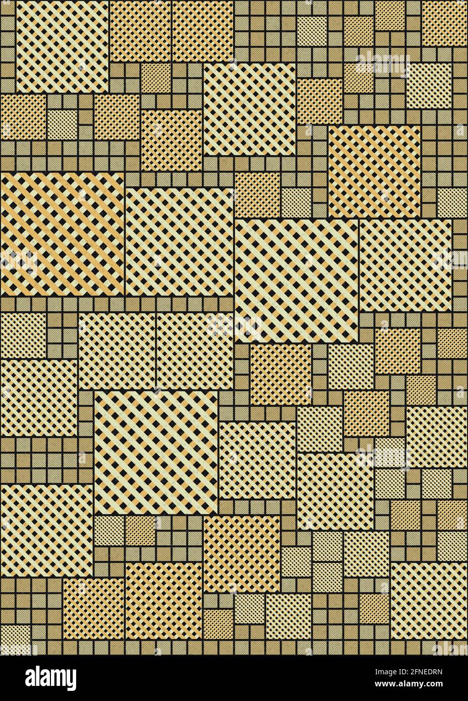 Abstract Geometric Pattern generative computational art illustration ...