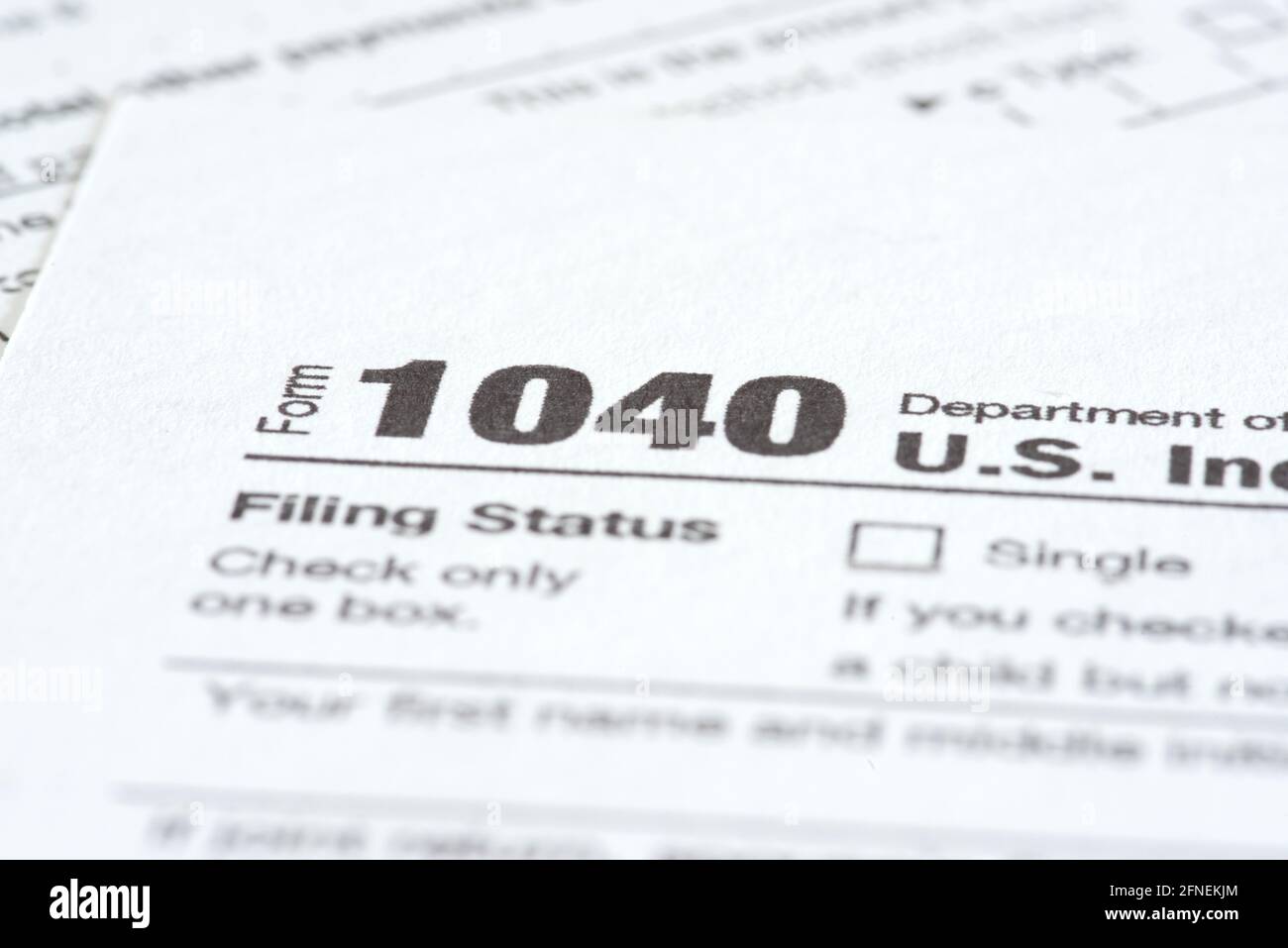 Tax data income tax return hi-res stock photography and images - Alamy