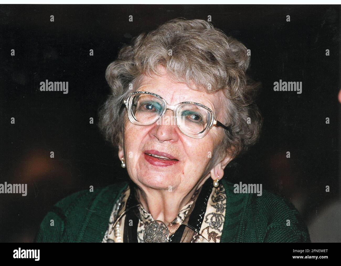Prof. Dr. Annemarie Schimmel (born 1922), German scholar of Islam and Orientalist. [automated translation] Stock Photo