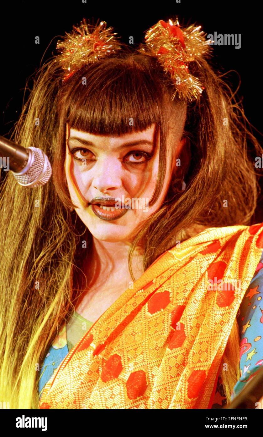 Nina Hagen supports the Berlin Tempodrom with a performance at the 'Gallic Festival'. The events at the weekends are intended to ensure that the Tempodrom receives higher compensation from the federal government for the forced move. The circus tent has to make way for the Federal Chancellery, which is being built right next to it. [automated translation] Stock Photo