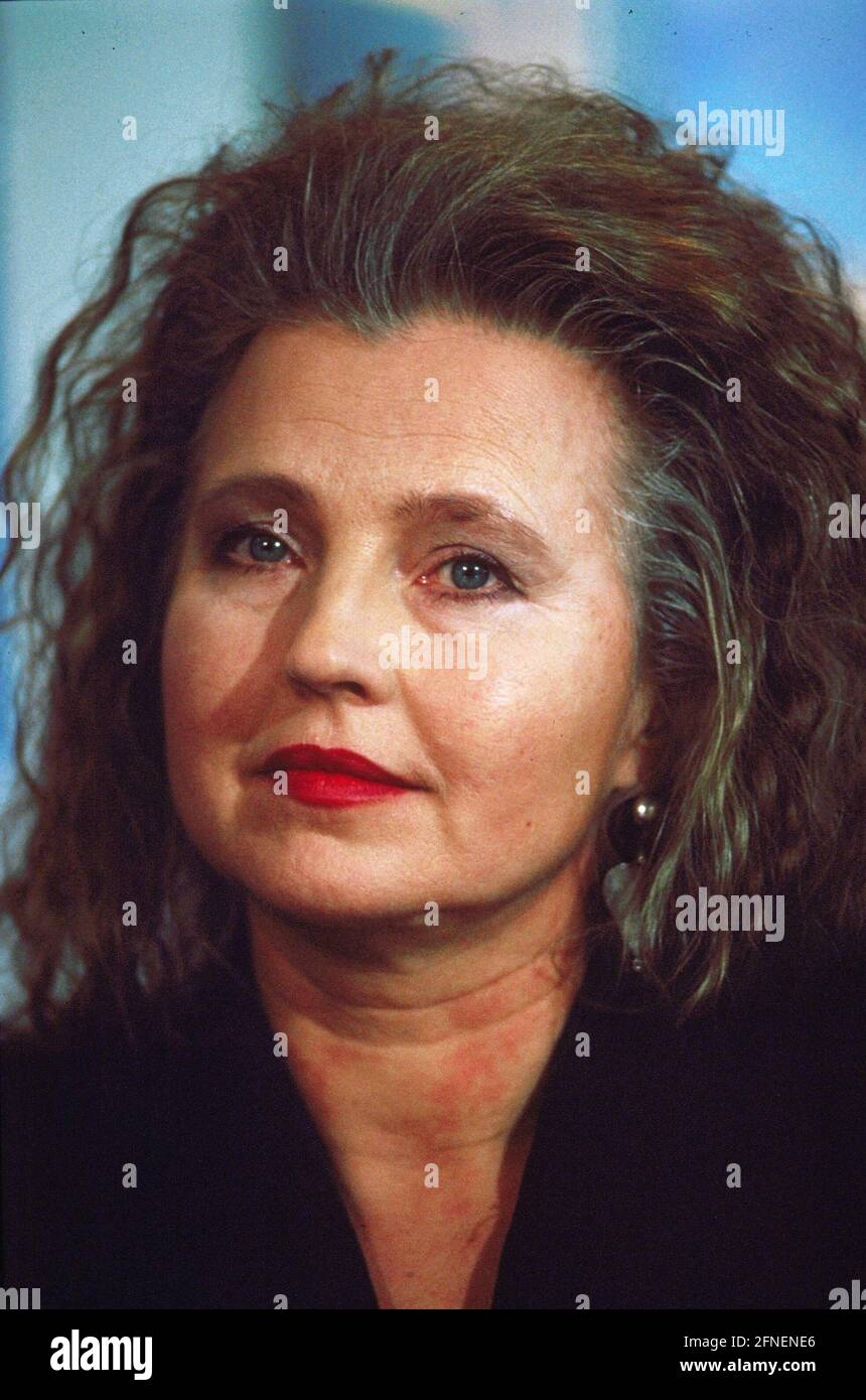 Hanna Schygulla (born 1943 in Kattowitz/Upper Silesia), German theatre and film actress, best known for the productions of Reiner Werner Fassbinder. [automated translation] Stock Photo