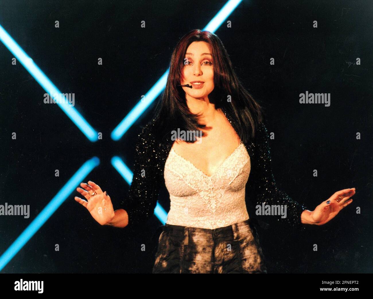 Cher, American actress and singer [automated translation] Stock Photo