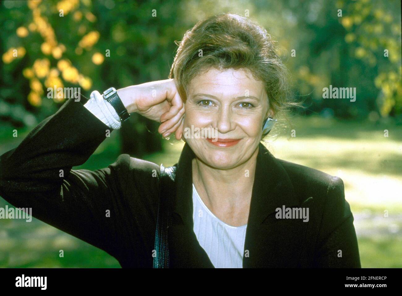 German actress Lisa Kreuzer. [automated translation] Stock Photo