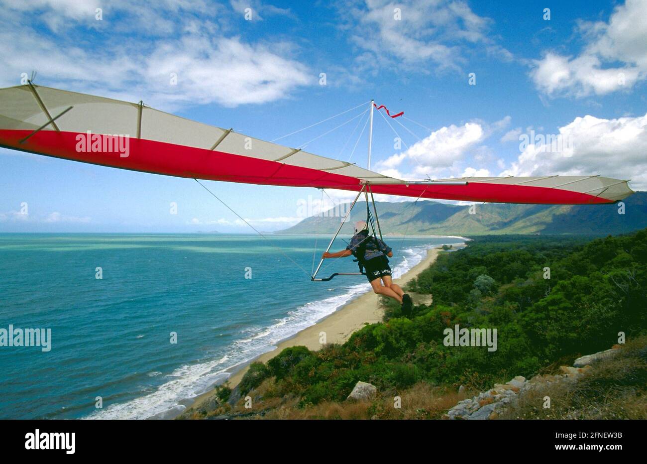 Hang gliders at Cooktown in Queensland. [automated translation] Stock