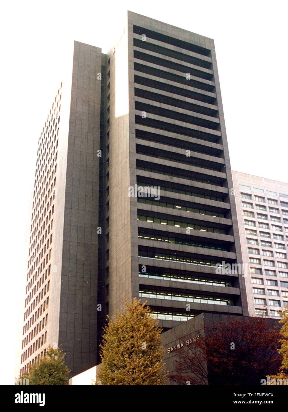 Sanwa Bank in Tokyo. [automated translation] Stock Photo
