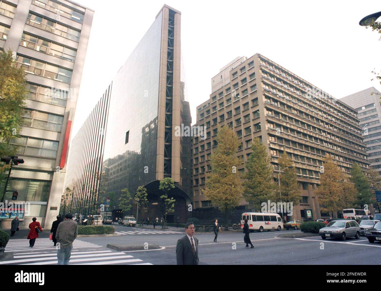 Industrial Bank of Japan in the banking district of Tokyo. [automated translation] Stock Photo
