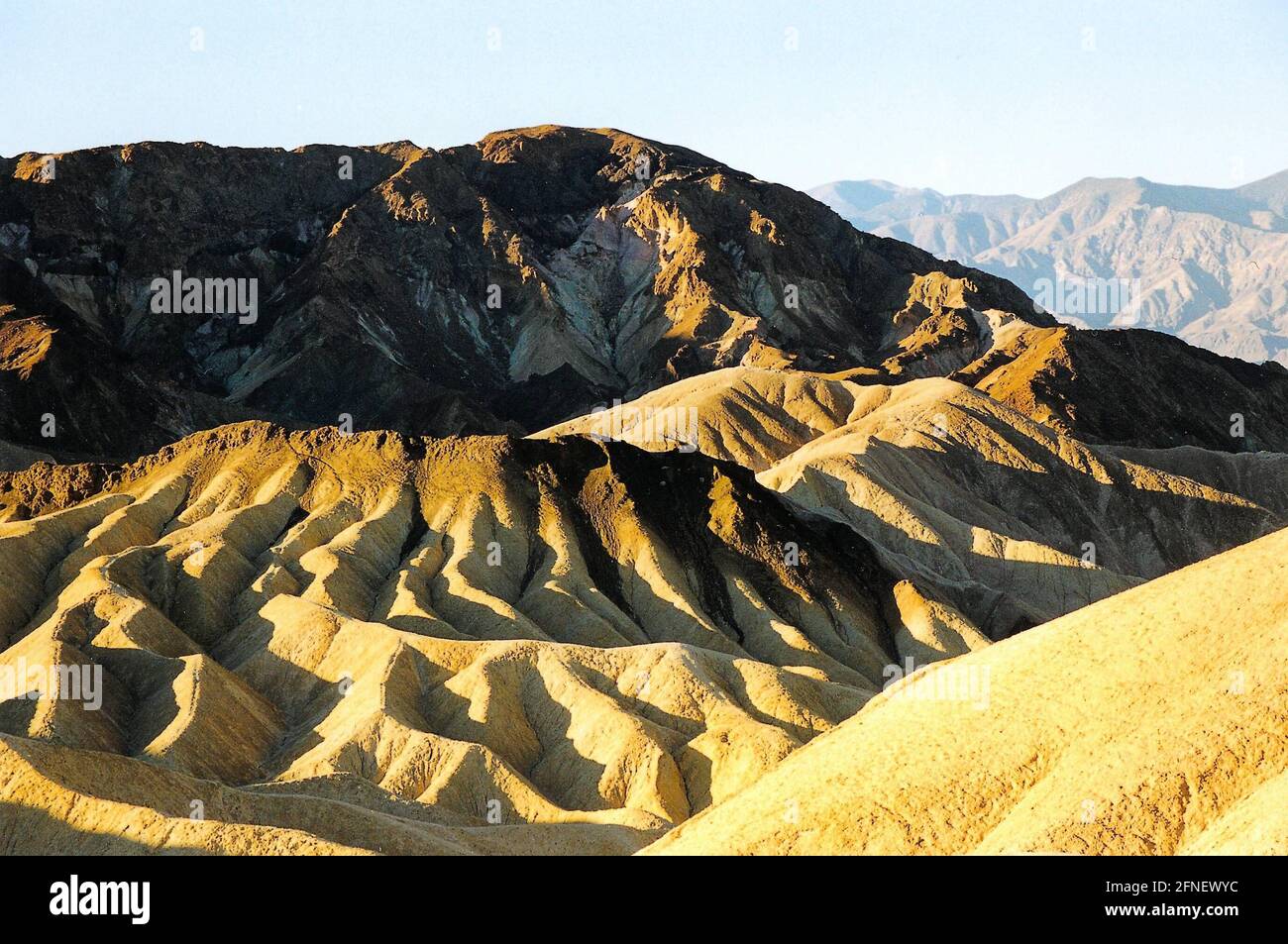 Zabriskie Point in Death Valley [automated translation] Stock Photo
