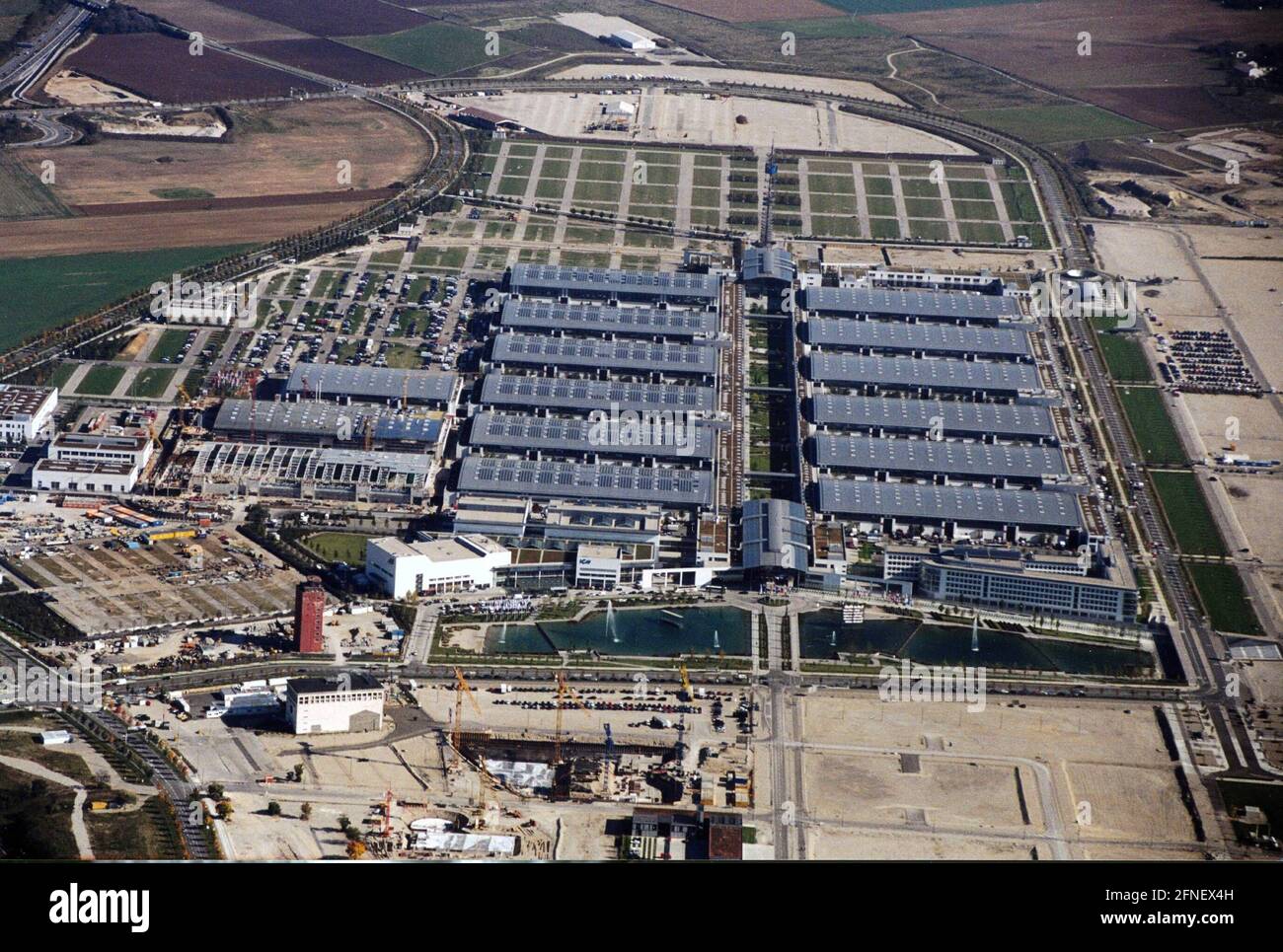 Aerial view to messe munich hi-res stock photography and images - Alamy