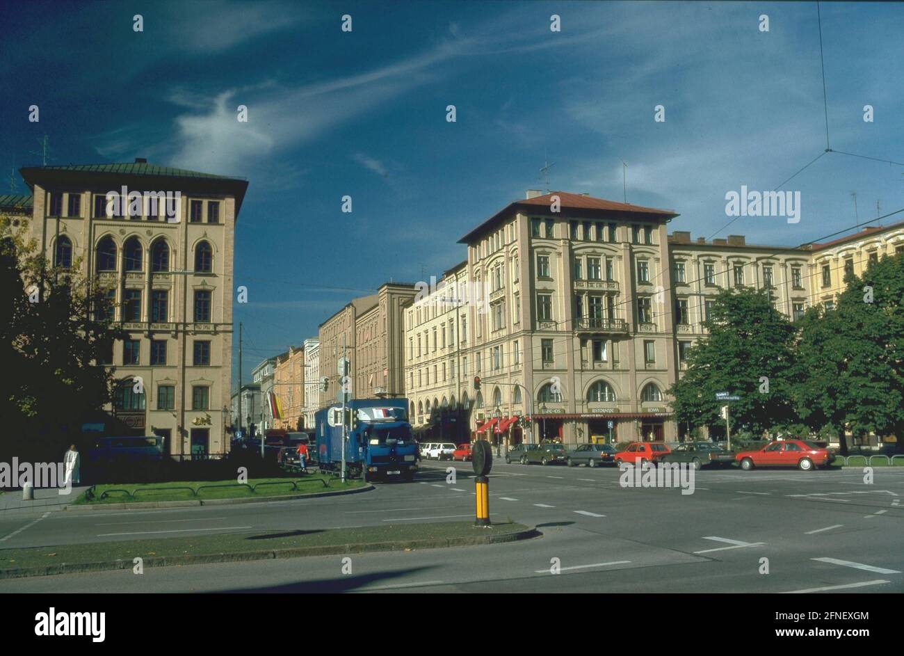 Thomas-Wimmer-Ring with a view of Maximilianstraße in Munich (photo ...