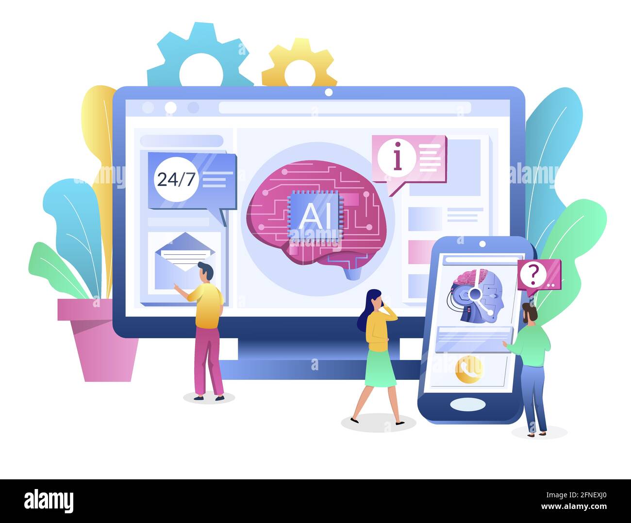 Ai consultant Stock Vector Images - Alamy - Ai Design Thinking Consultant