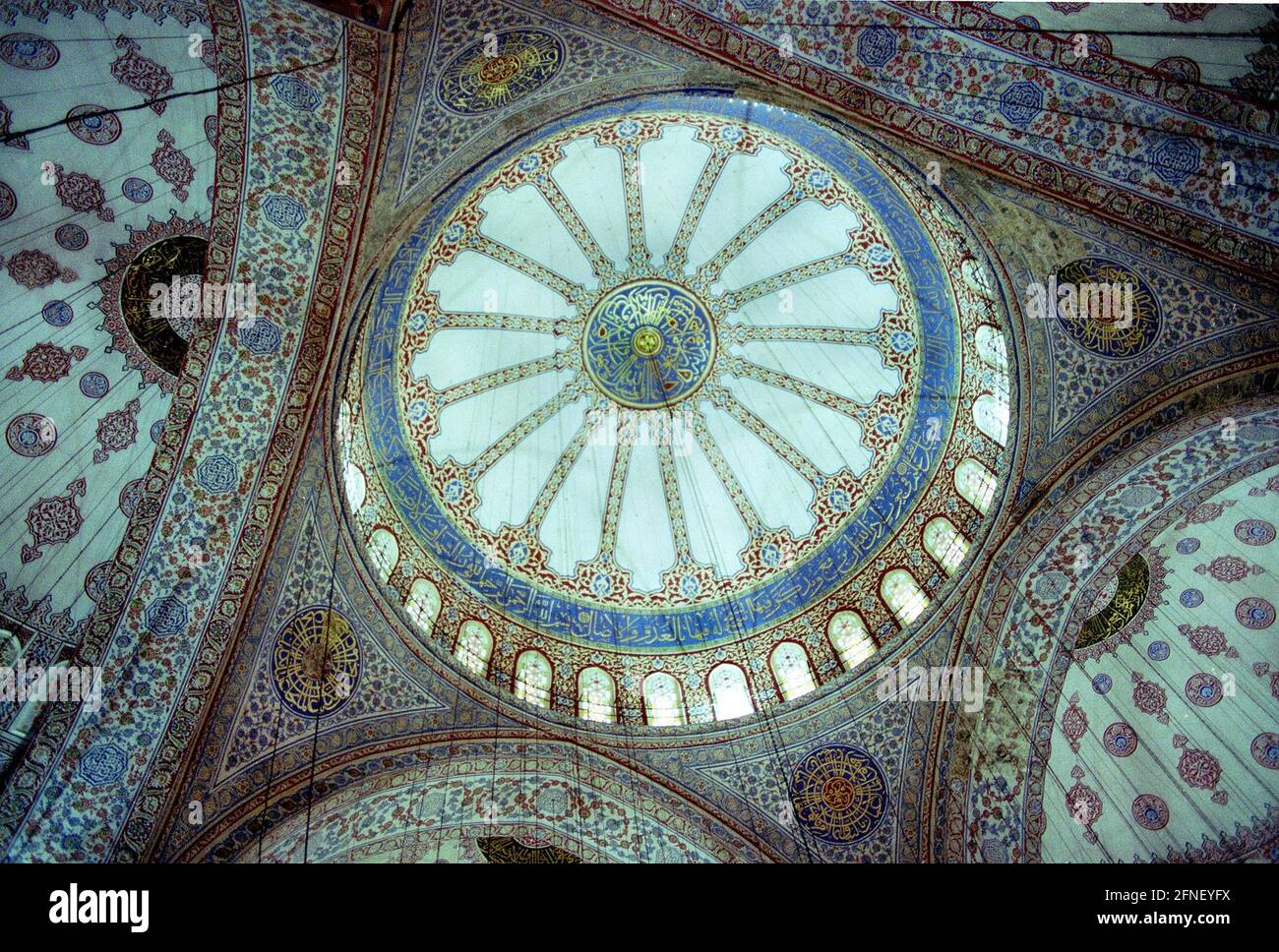 The dome of the Blue Mosque in Istanbul. [automated translation] Stock