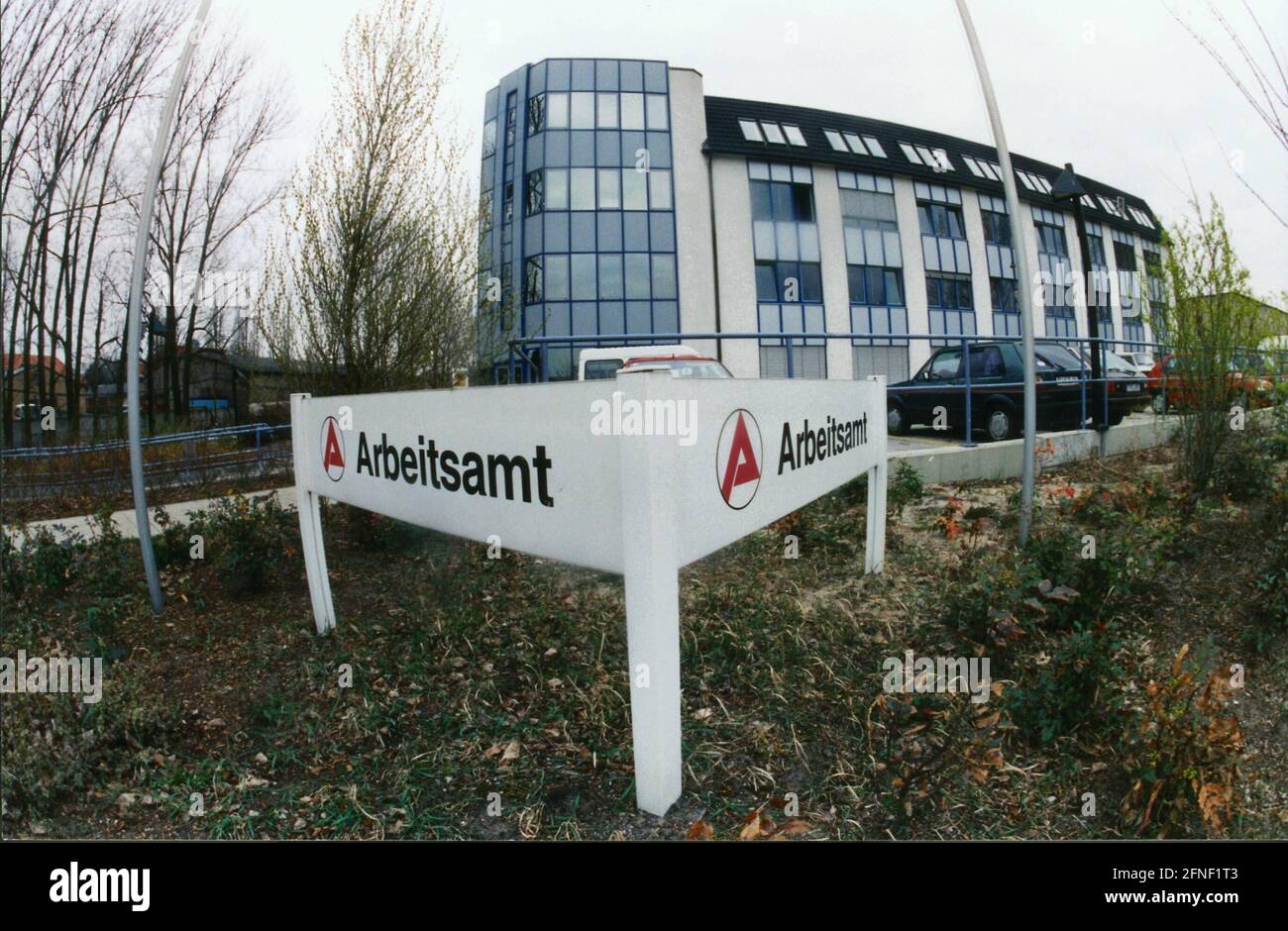 Building of the employment office in Potsdam, the capital of Brandenburg. [automated translation