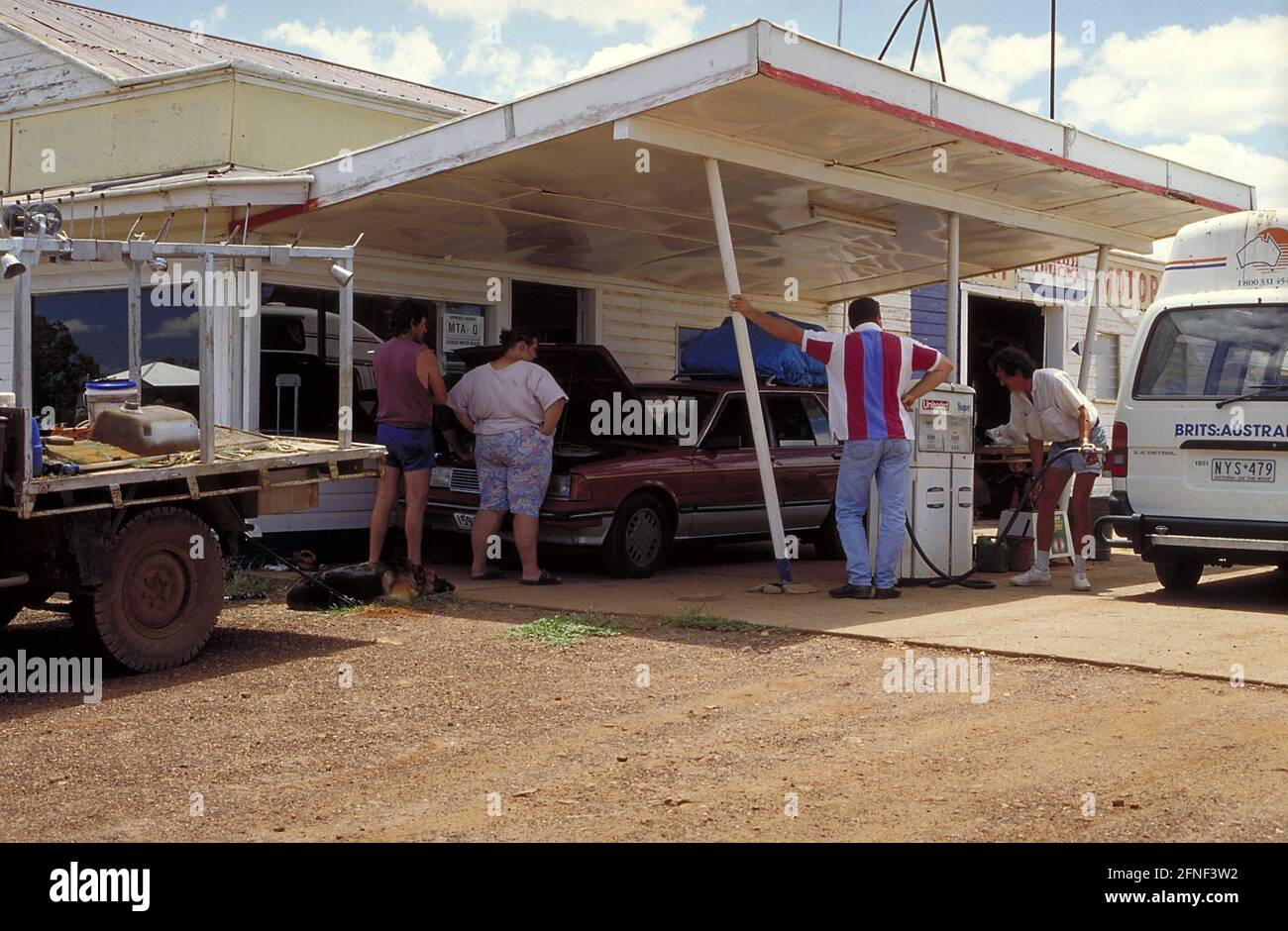 Gas station in Moree. [automated translation] Stock Photo Alamy