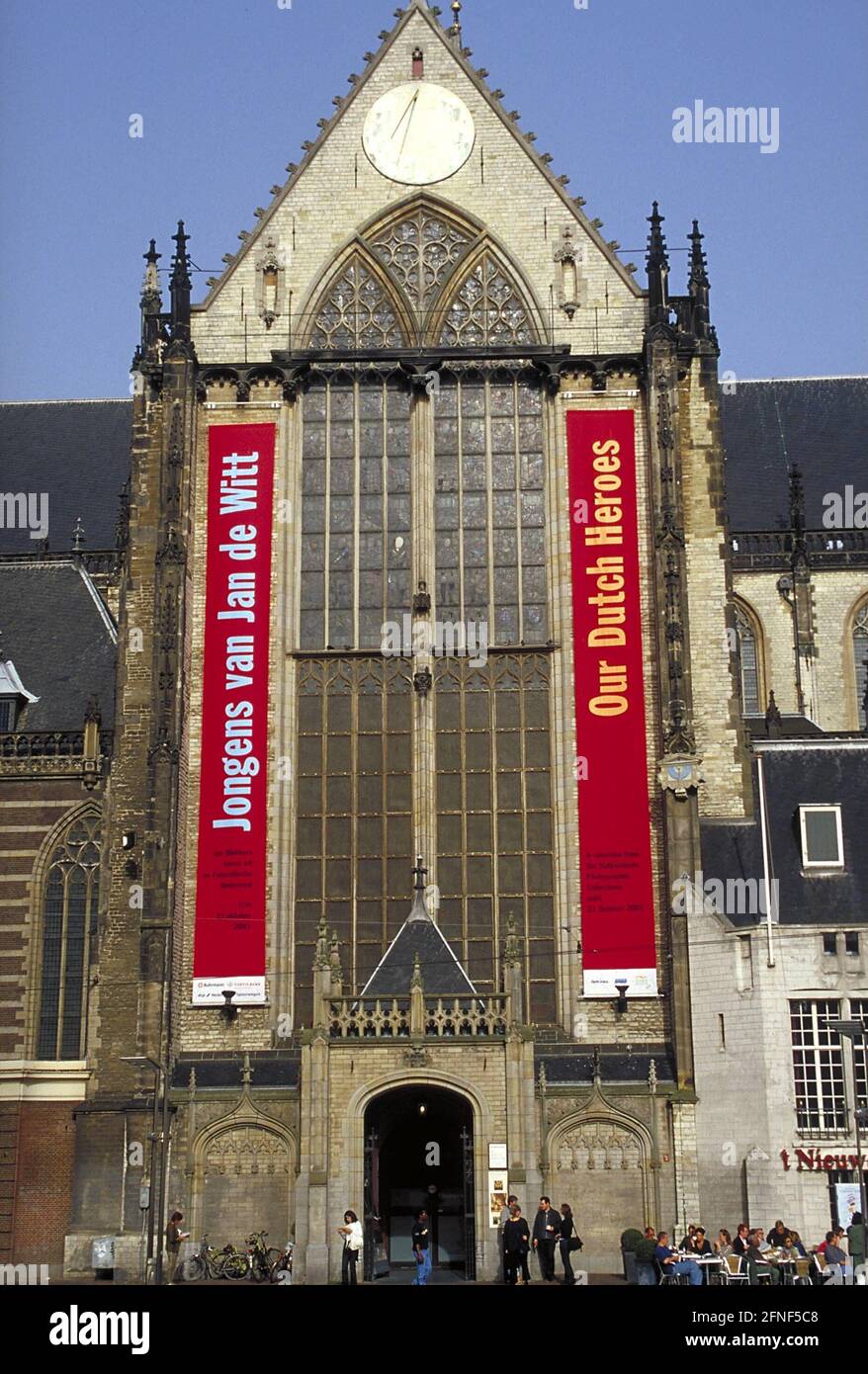 The church 'De Nieuwe Kerk' in Amsterdam. [automated translation] Stock