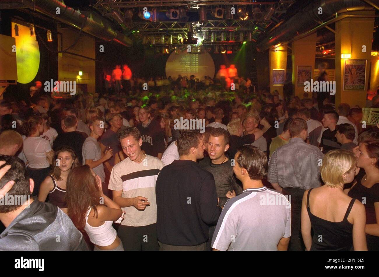 "Dancing people in the discotheque ""Nachtwerk"" at Landsberger Straße