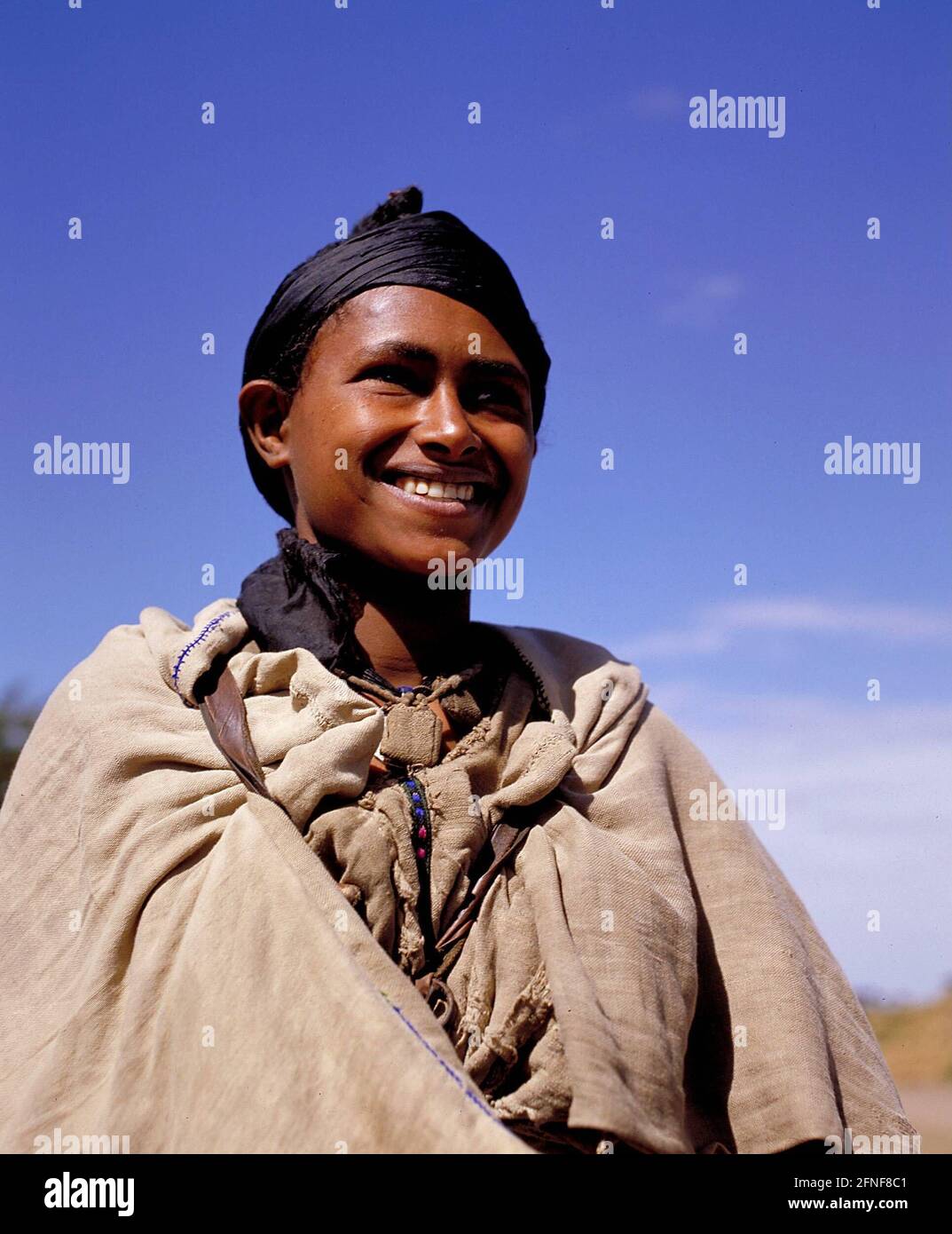 Young Amharin from the Semen Mountains. The Amhara are a Hamitic people ...