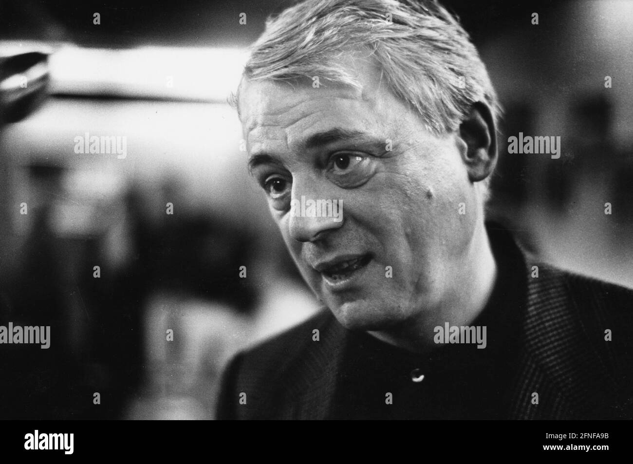 The filmmaker Alexander Kluge, circa 1992. [automated translation] Stock Photo