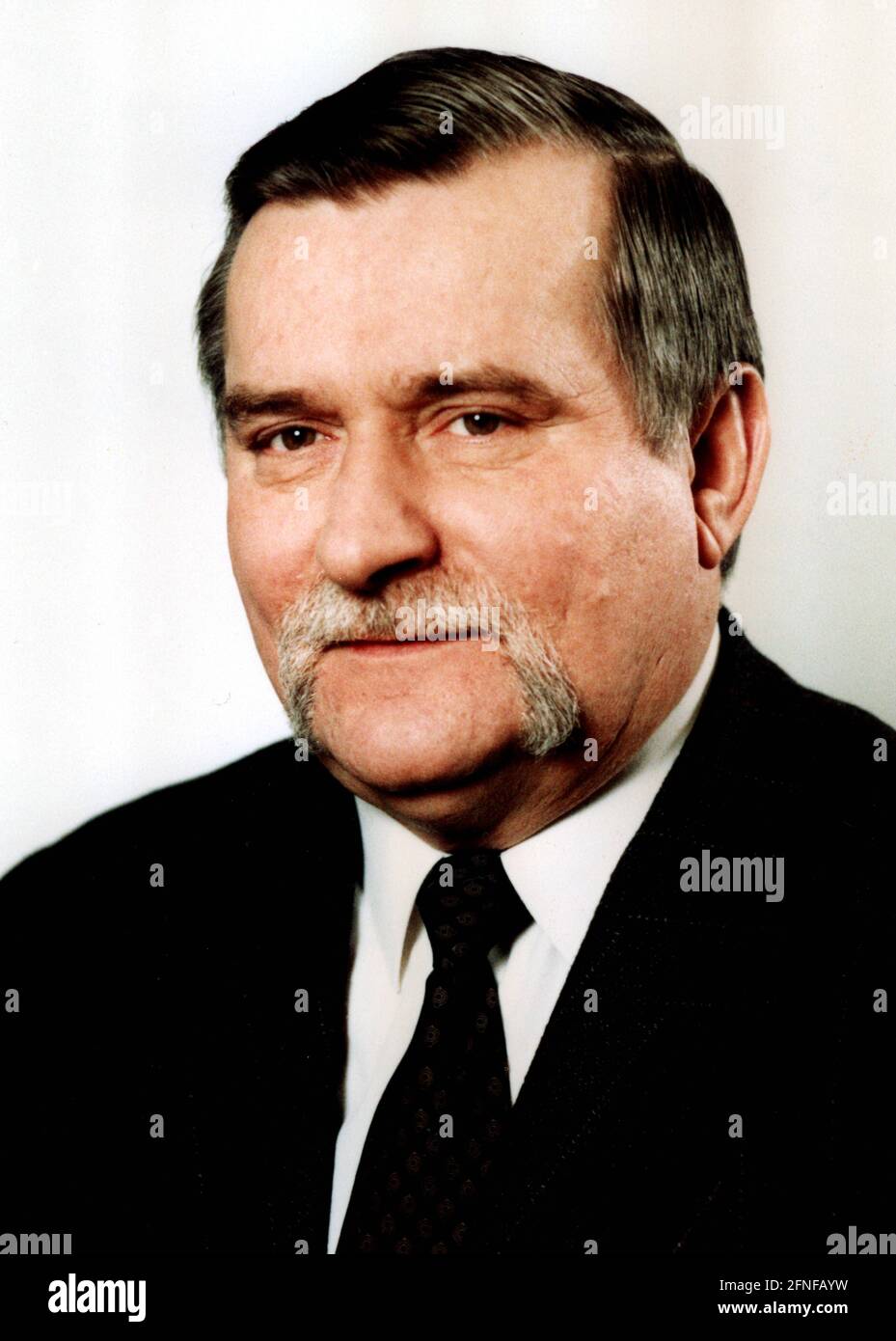 Date of recording: 01.01.1997 - 01.01.1997 Lech Walesa - *29.09.1943 Polish politician, trade unionist, civil rights activist and Nobel Peace Prize winner of the year 1983. 1980 - 1990 Chairman of the trade union Solidarnosc. 1990 - 1995 President of Poland. Photo from 1997 [automated translation] Stock Photo