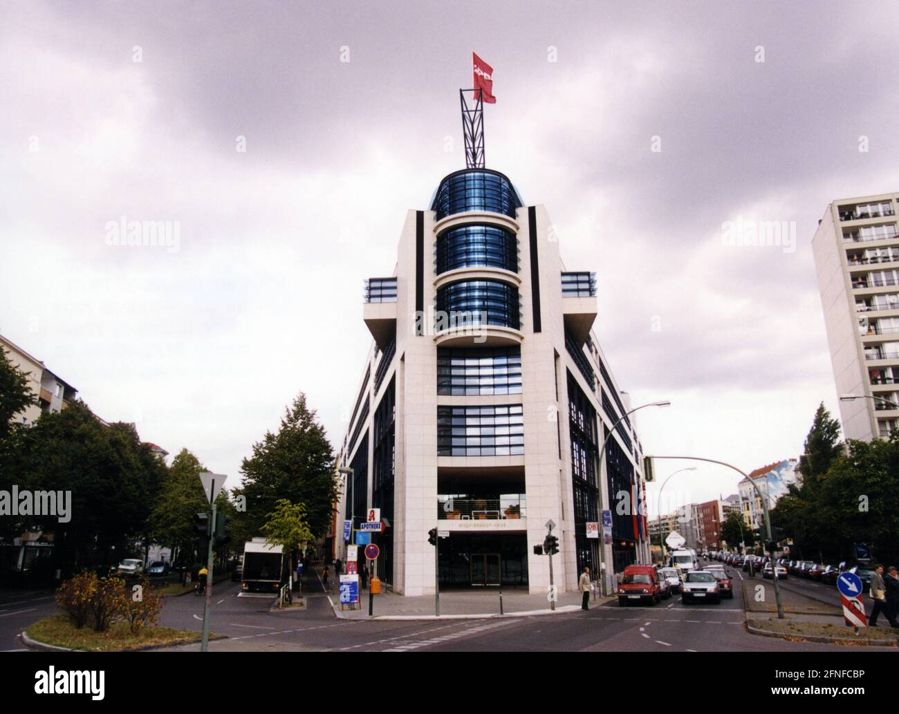 The Willy Brandt House, the SPD headquarters, on Wilhelmstrasse in Berlin. [automated translation] Stock Photo