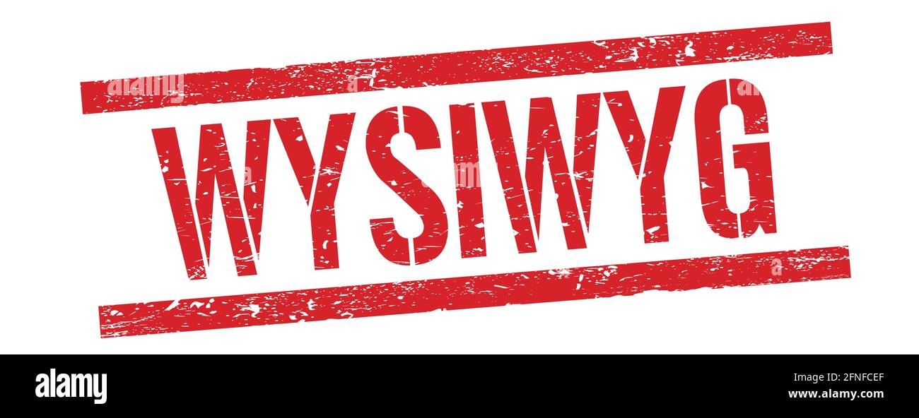 Wysiwyg hi-res stock photography and images - Alamy