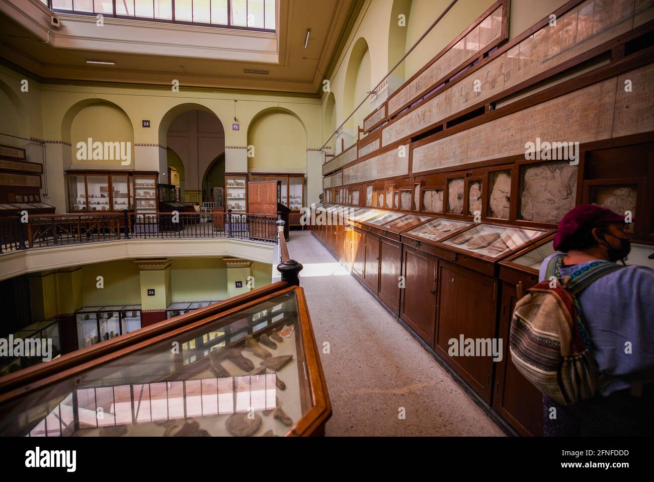 Cairo Egypt - April 13, 2021. Egyptian Museum, various exhibits. Stock Photo