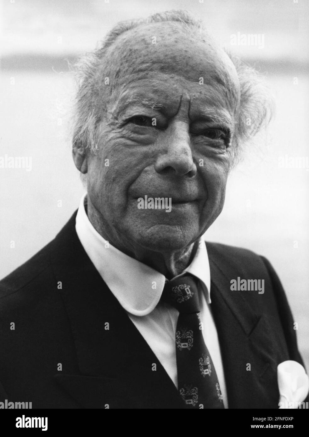 Portrait of the actor Heinz Rühmann. [automated translation] Stock Photo
