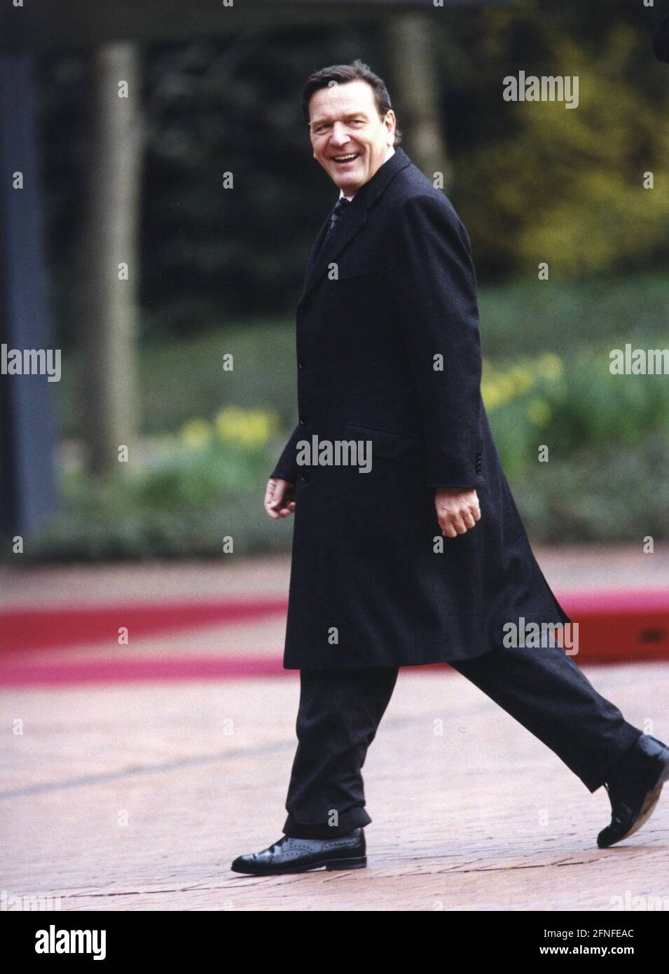 Portrait of Federal Chancellor Gerhard Schröder. [automated translation] Stock Photo